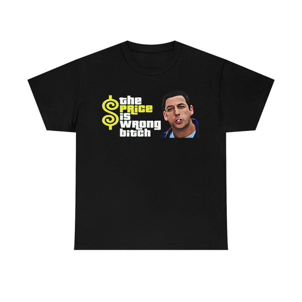 Happy Gilmore Movie T Shirt The Price Is Wrong Black